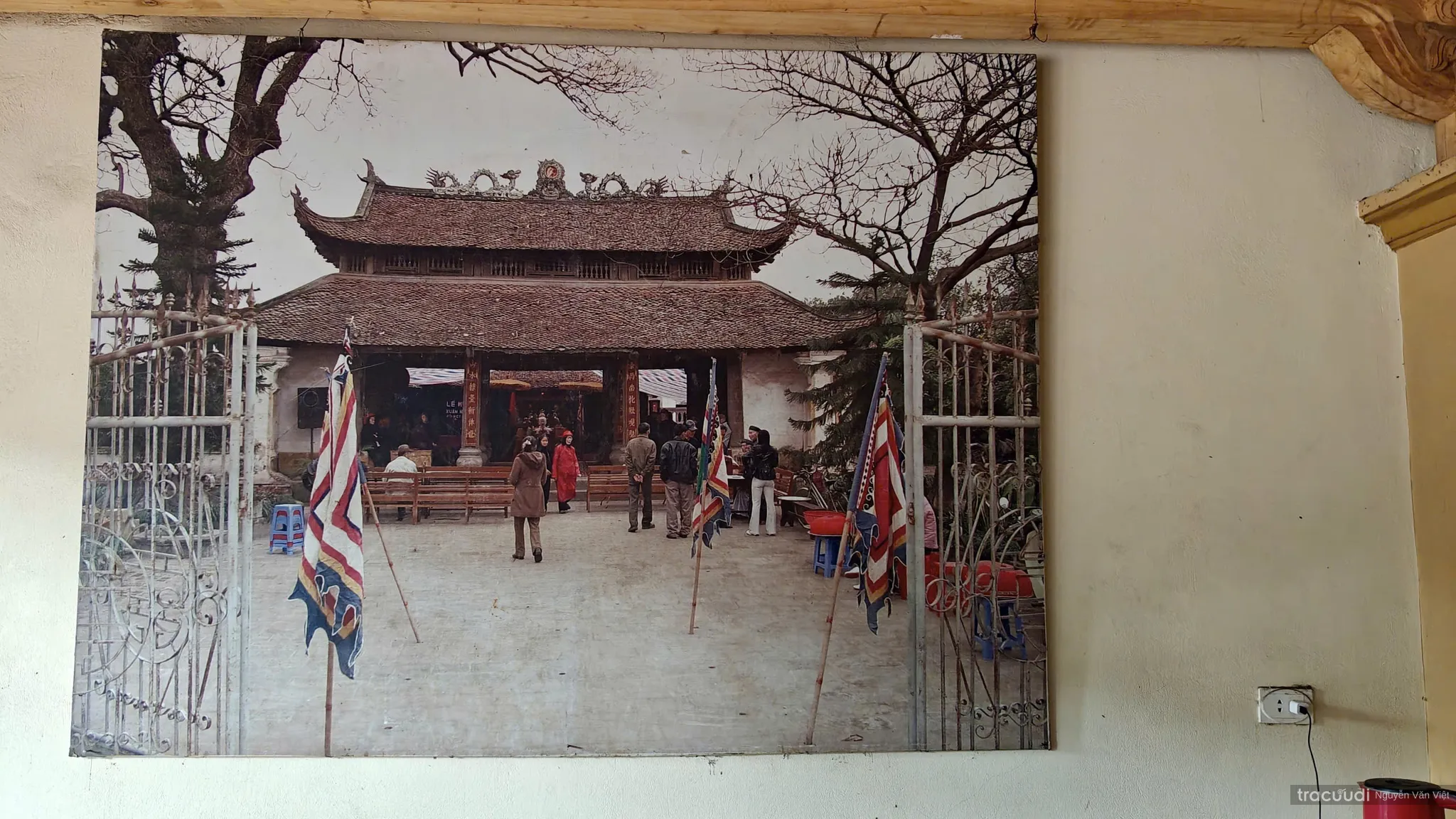 Ảnh lưu liệm tại nhà tả vu thuộc Đền Trong