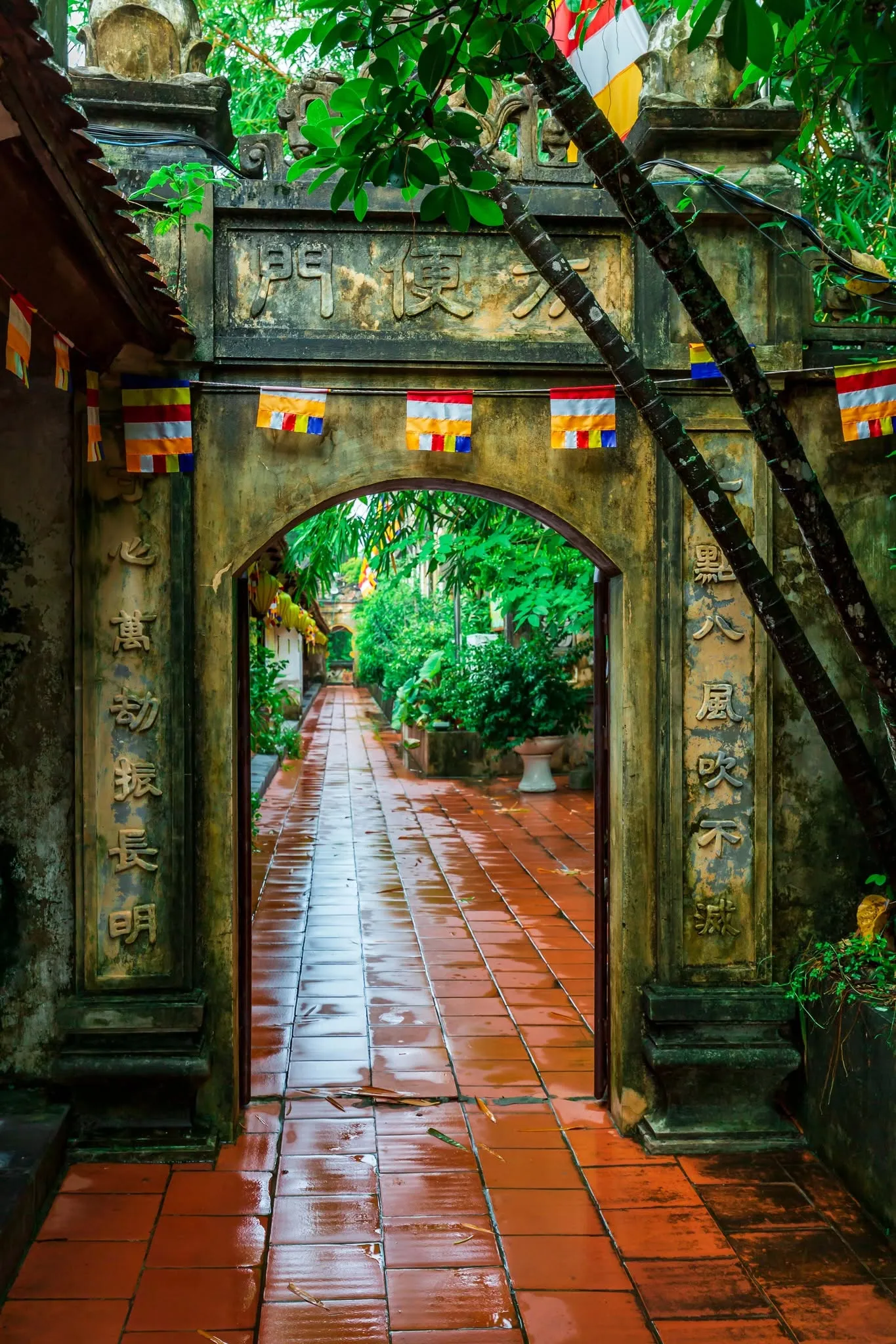 Một góc không gian chùa Cổ Lễ