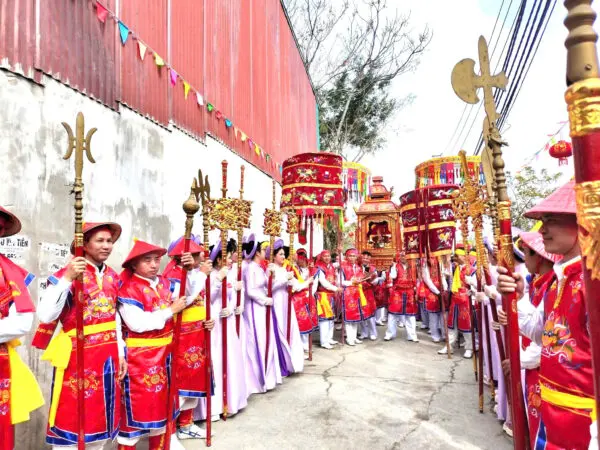 Lễ rước tại Hội đình Bắc Lãm