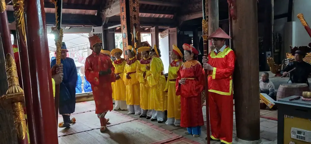 Lễ tế tại Lễ hội làng Yên Ninh