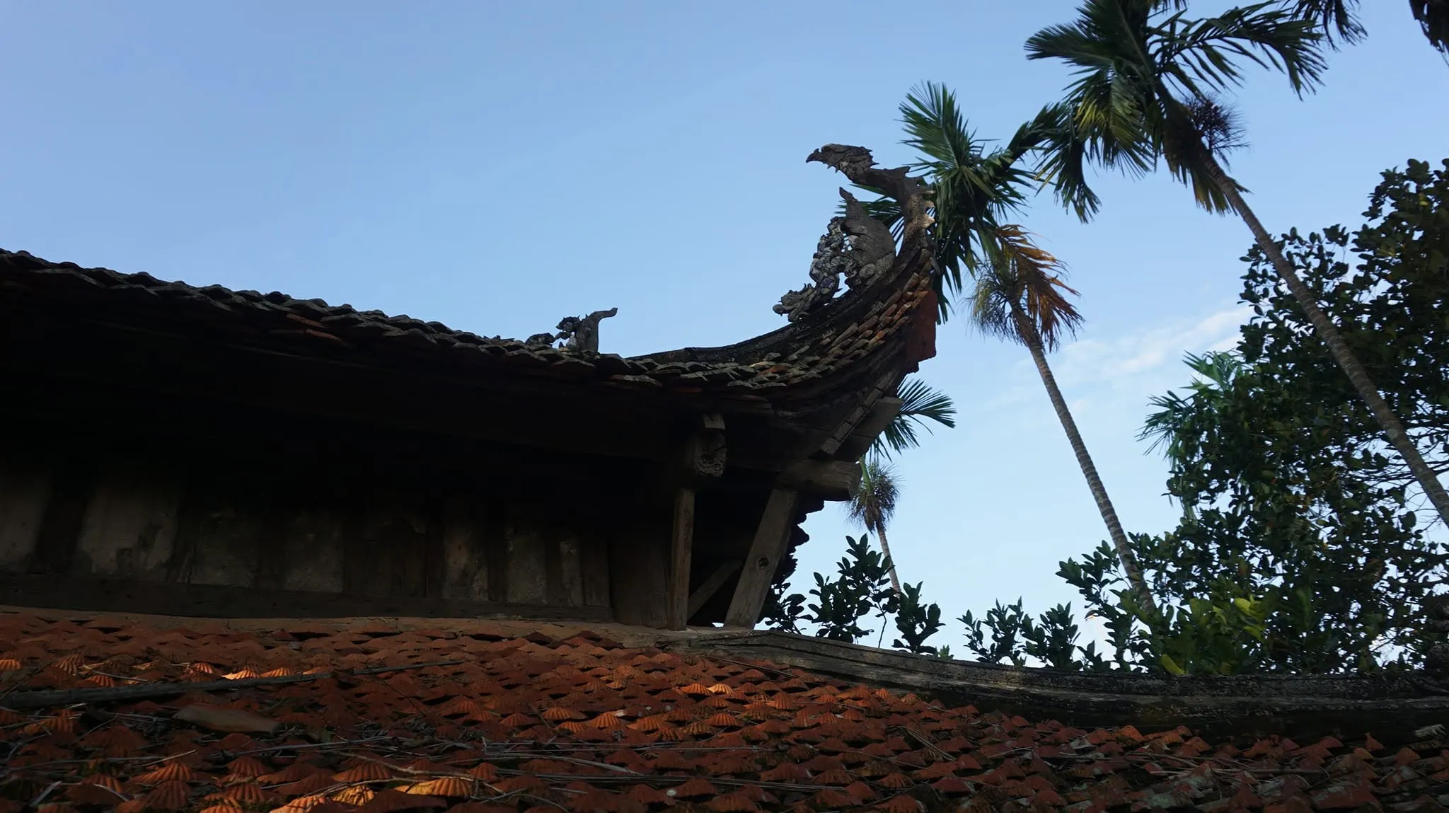 Kiến trúc mái Miếu Ngọc Tảo