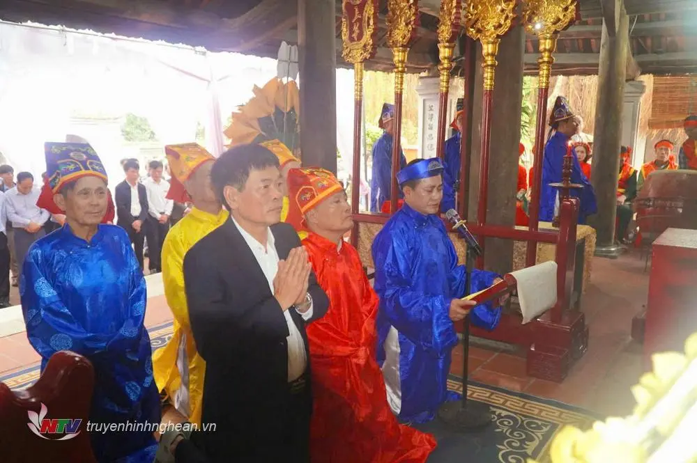 Lễ Đại tế của Lễ hội Đền Cuông