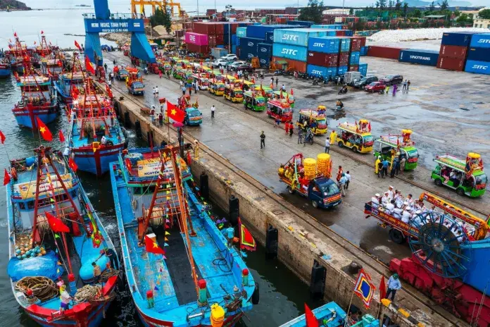 Toàn cảnh chuẩn bị Lễ Vọng Nghinh trên biển tại Lễ Kỳ phúc Lục ngoạt