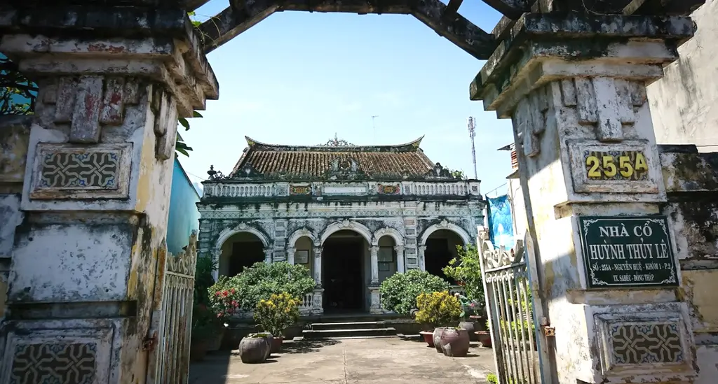 Không gian kiến trúc di tích Nhà Ông Huỳnh Cẩm Thuận