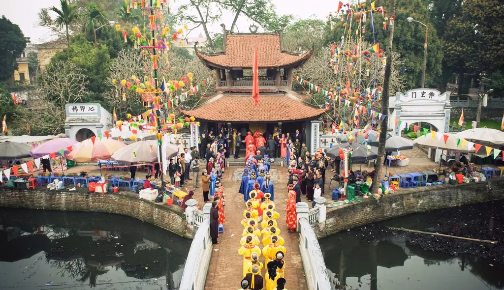 Toàn cảnh hội chùa Bối Khê