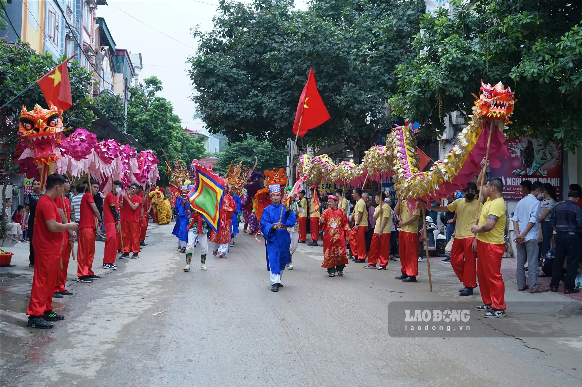Lễ rước kiệu tại Lễ hội Đền Bảo Hà