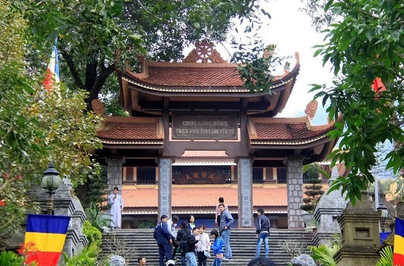 Một góc không gian Quần Thể Di Tích Danh Thắng Yên Tử