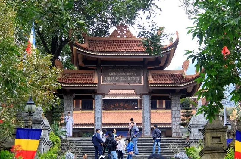 Một góc không gian Quần Thể Di Tích Danh Thắng Yên Tử