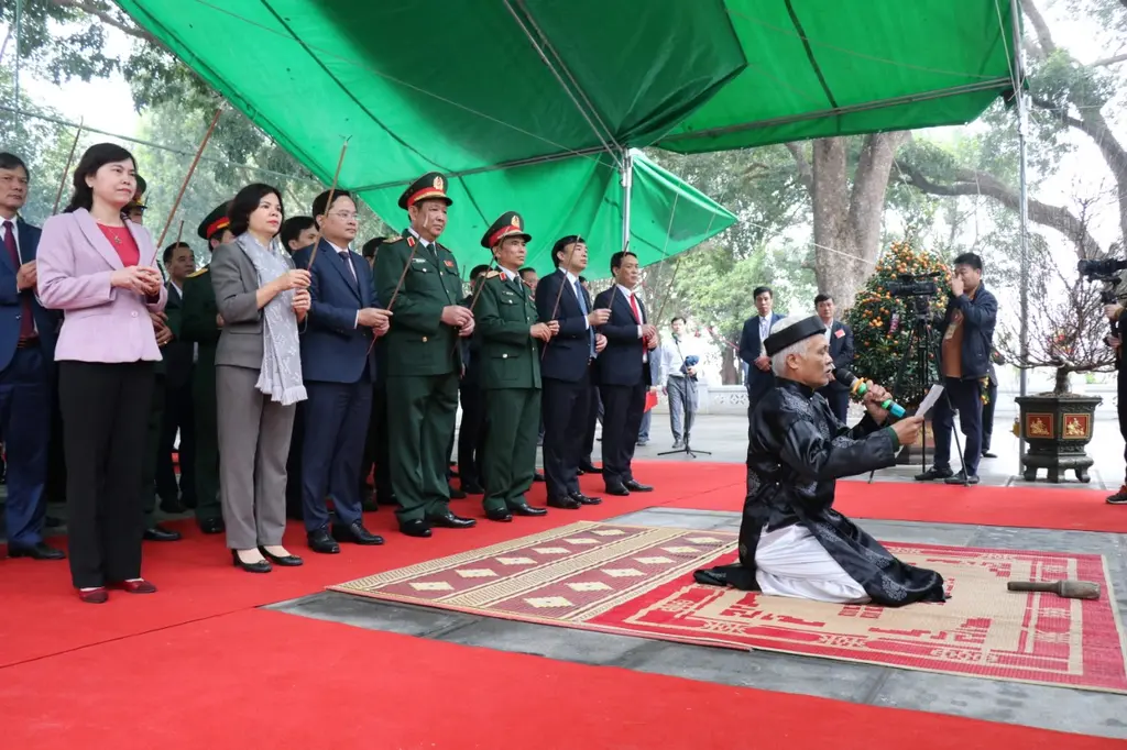 Lễ dâng hương tại Lễ hội Kinh Dương Vương