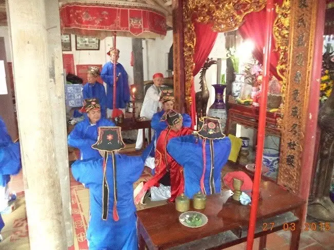 Lễ tế truyền thống tại Hội làng Nội An