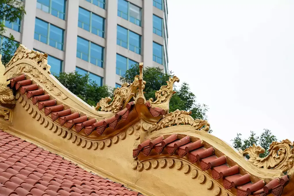 Kiến trúc mái Chùa Vân Hồ