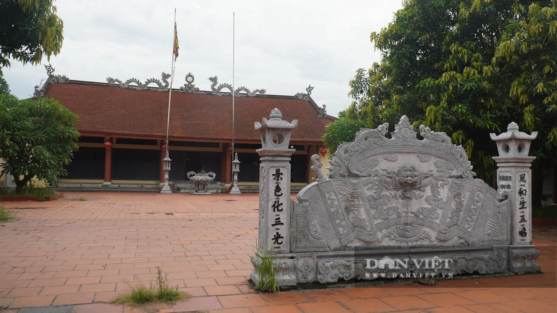 Không gian cảnh quan di tích Đình Đông Côi