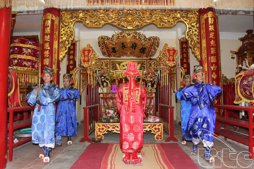 Lễ tế tại Lễ hội đình Giảng Võ