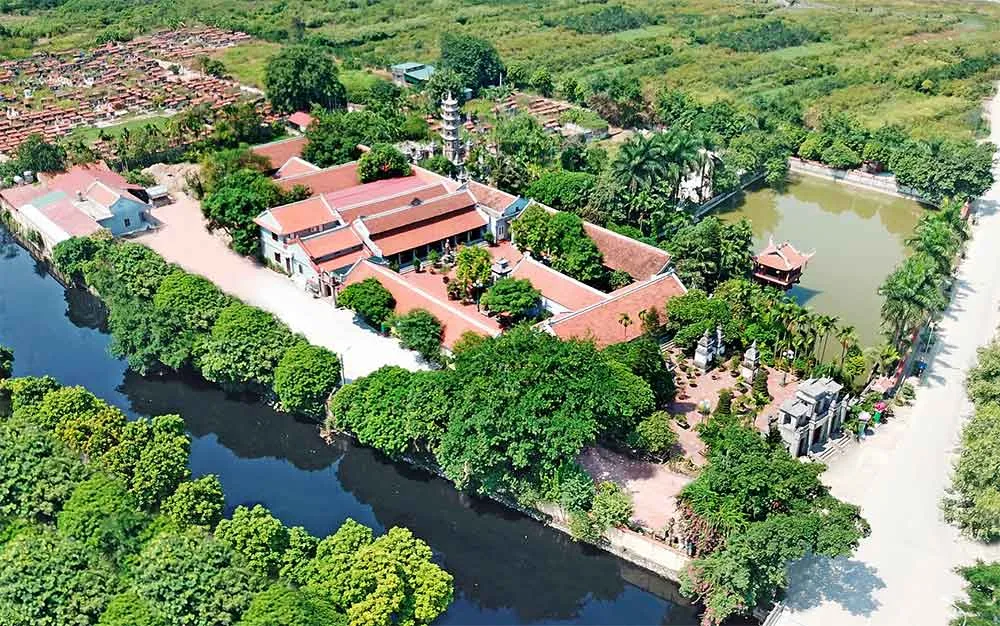Toàn cảnh Chùa Đào Xuyên sau nhiều lần tu bổ