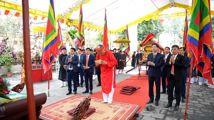 Lễ tế tại Lễ rước xuân làng Dương Liễu
