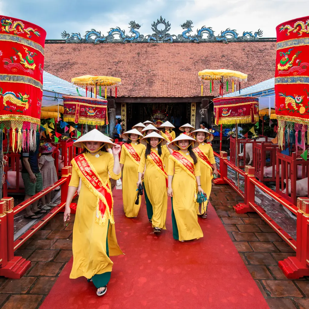 Đội nghi lễ Lễ hội Đình Trà Cổ
