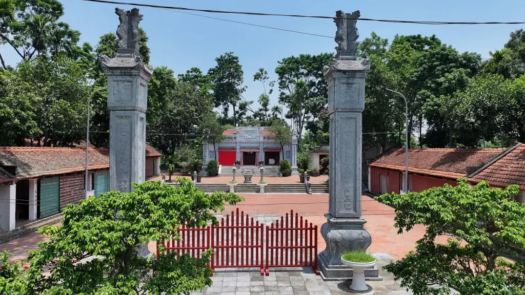 Không gian cảnh quan di tích Đền Vật