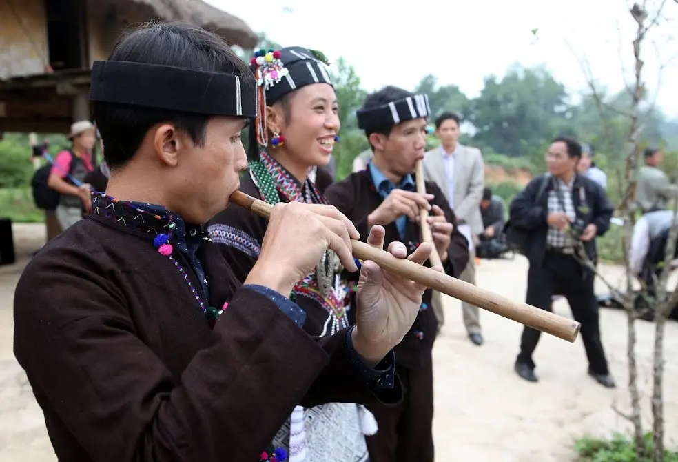 Độc đáo nghệ thuật thổi sáo mẹ sáo con tại Lễ cúng bản “Căm Mương” dân tộc Lự
