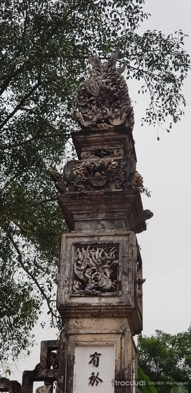 Cận cảnh kiến trúc Đình Văn La (Đình Hạ)