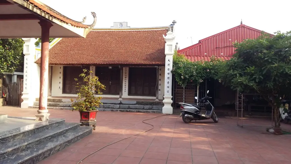 Không gian cảnh quan di tích Nhà thờ họ Trịnh