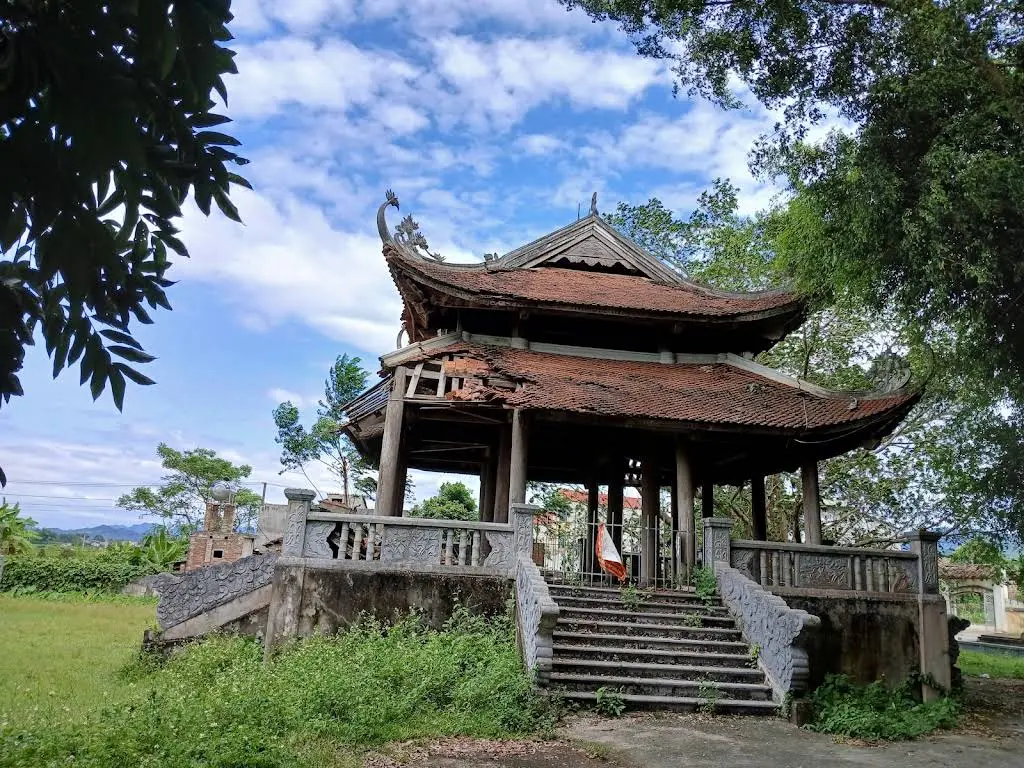 Cảnh quan Chùa Đà Quận khi chưa tu bổ