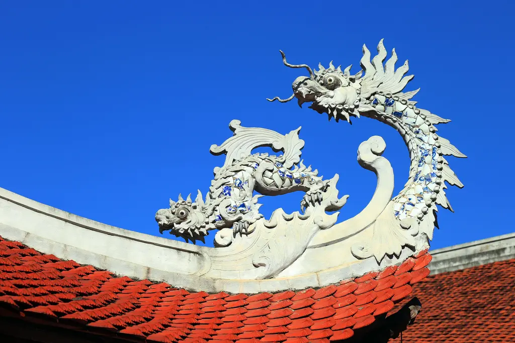 Tạo hình đầu guột đình Miêu Nha