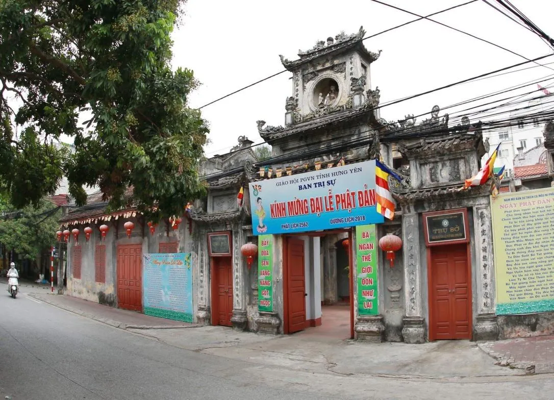 Chùa Phố tại khu di tích Phố Hiến