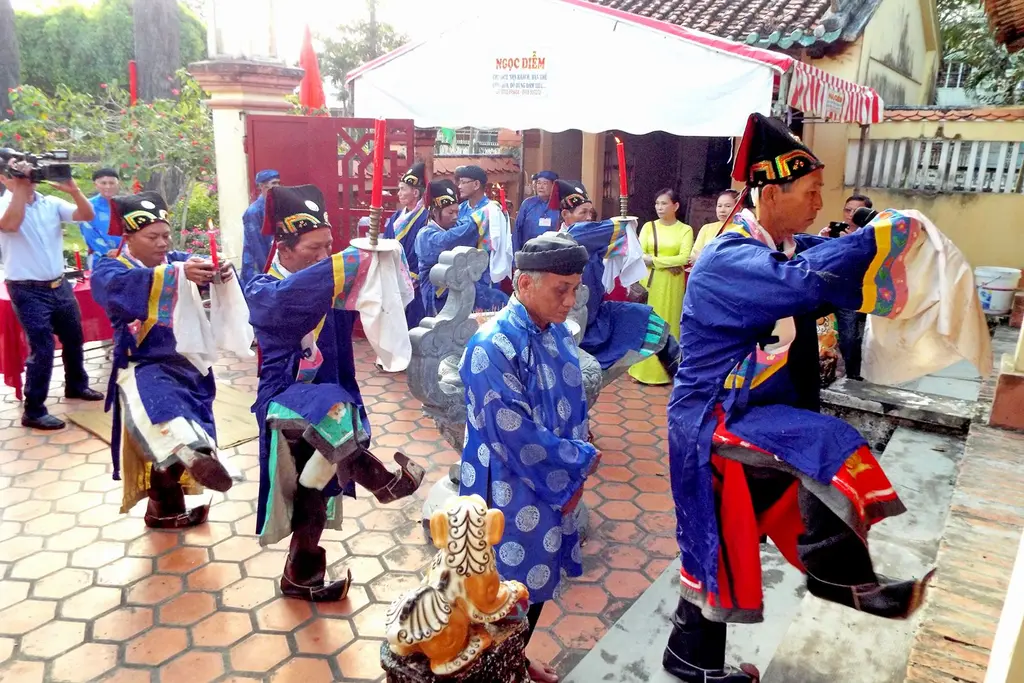 Nghi lễ tế tại Lễ hội Văn Thánh Miếu