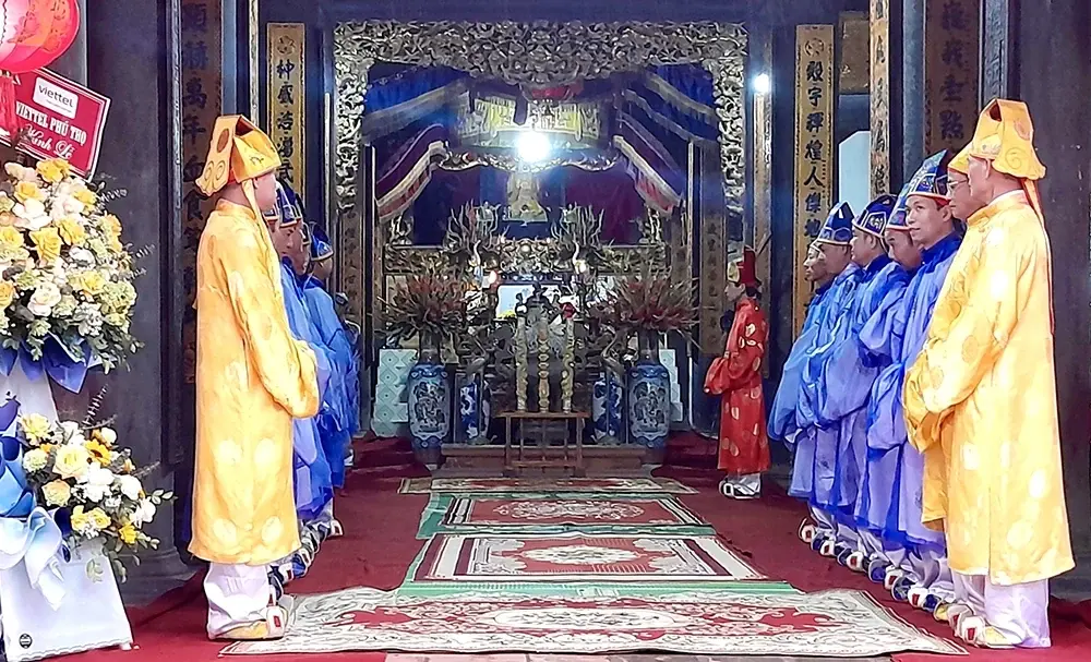 Nghi lễ tế thần trong lễ hội đình Thổ Khối