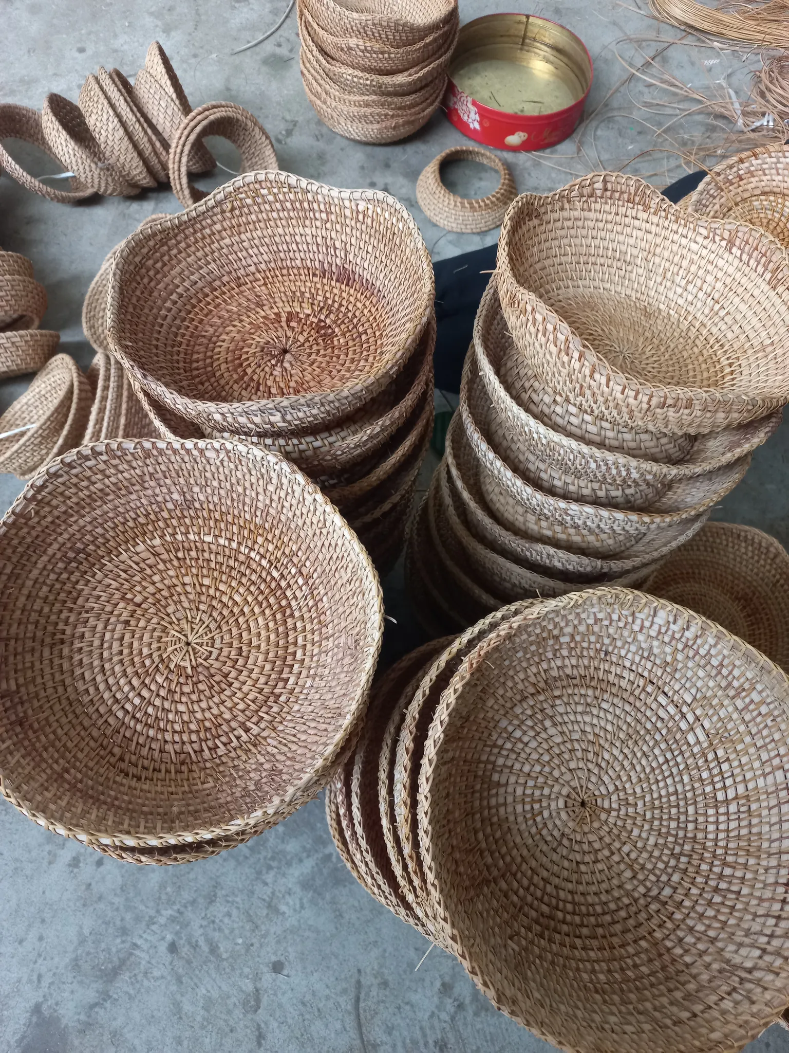 Sản phẩm hoàn thiện Làng Nghề Mây Tre Đan Thôn Phú Vinh