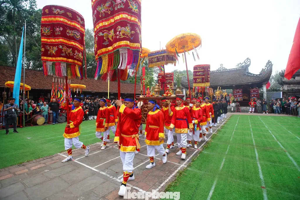Nghi lễ rước kiệu tại Hội Giá