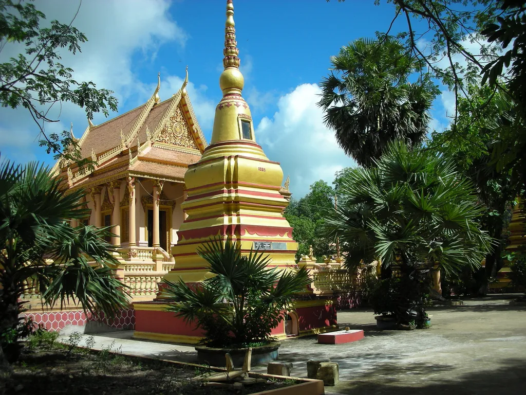 Quang cảnh tại Chùa Kh'leang