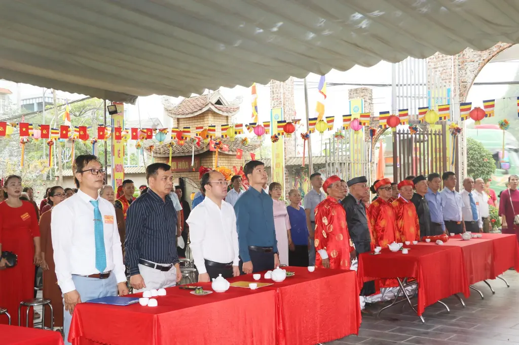 Đại biểu dự Hội đền Miếu Môn