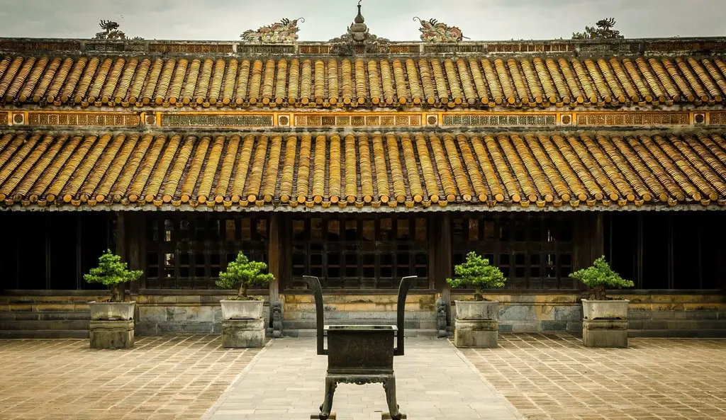 Điện Hòa Khiêm tại Lăng Tự Đức