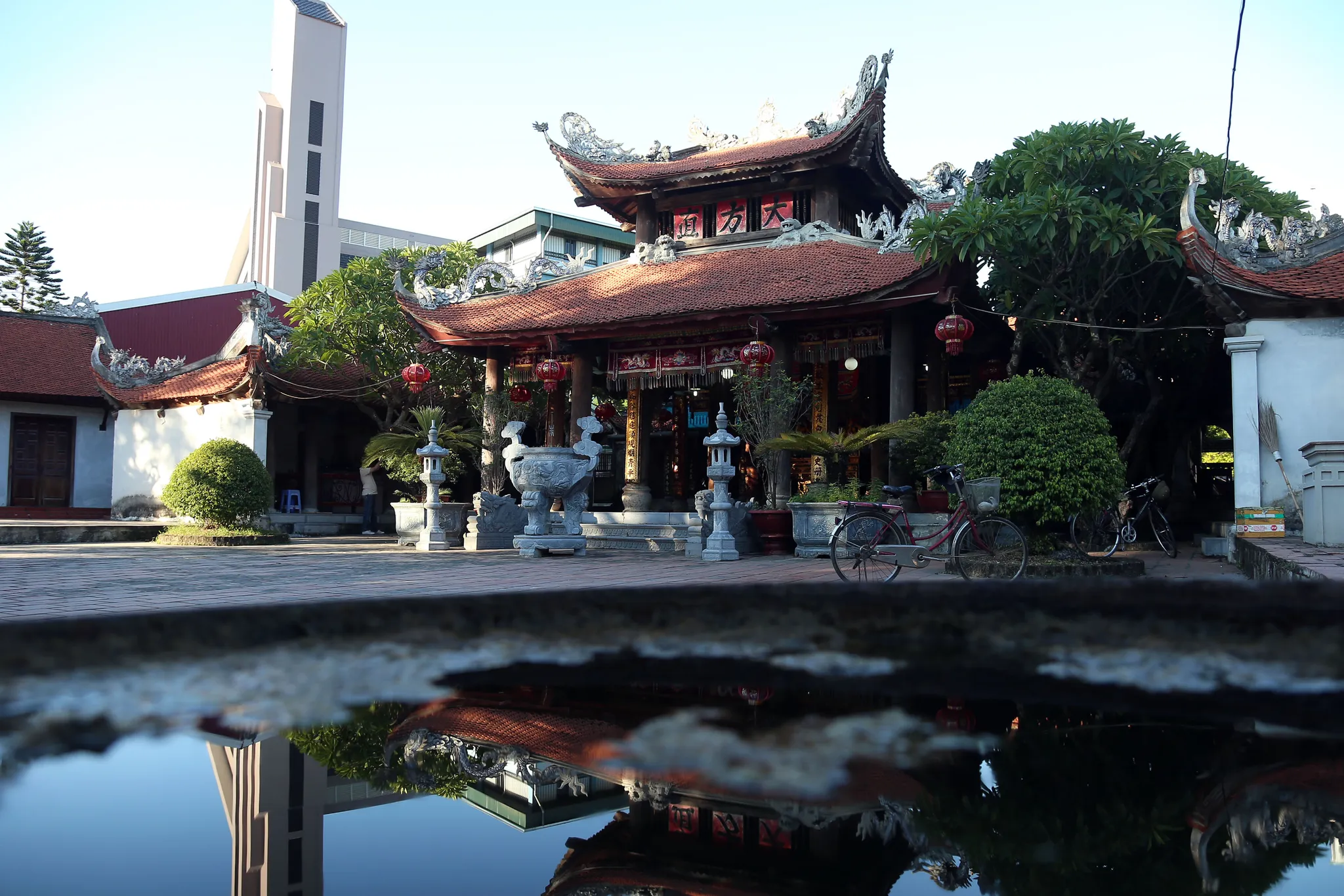 Không gian cảnh quan đình Ngọc Mạch