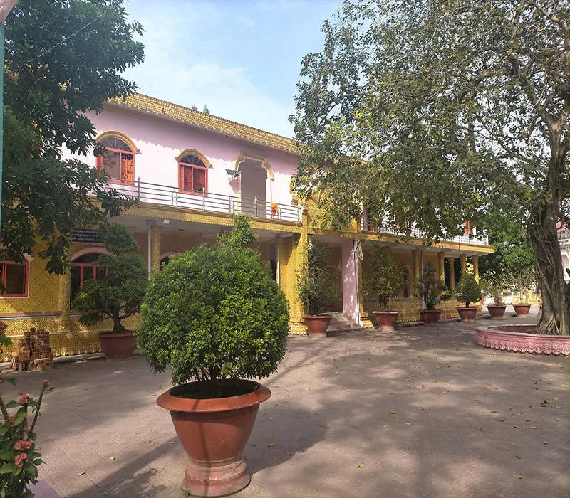 Thư viện và nhà kinh tại Chùa Ấp Sóc
