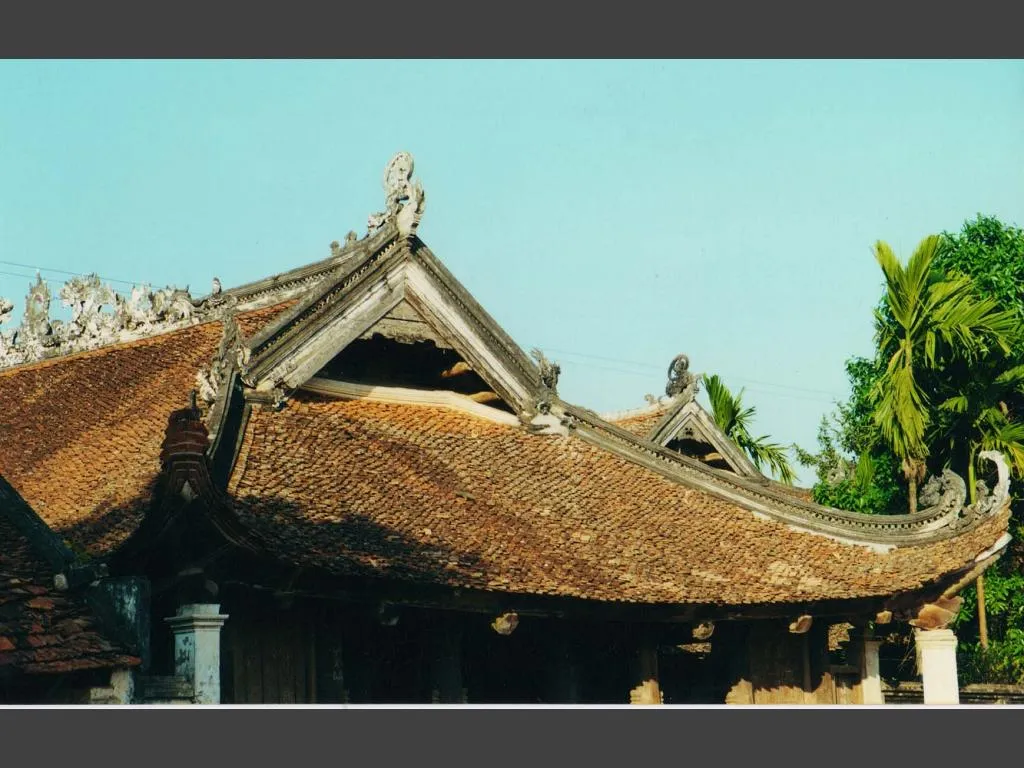 Kiến trúc mái Đình Hữu Bằng