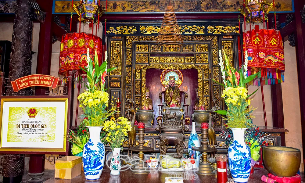 Không gian kiến trúc di tích Thành Hoàng Cổ Miếu (chùa Minh)