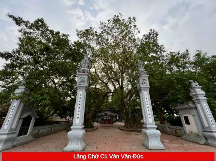 Không gian cảnh quan di tích Lăng Chử Cù Vân