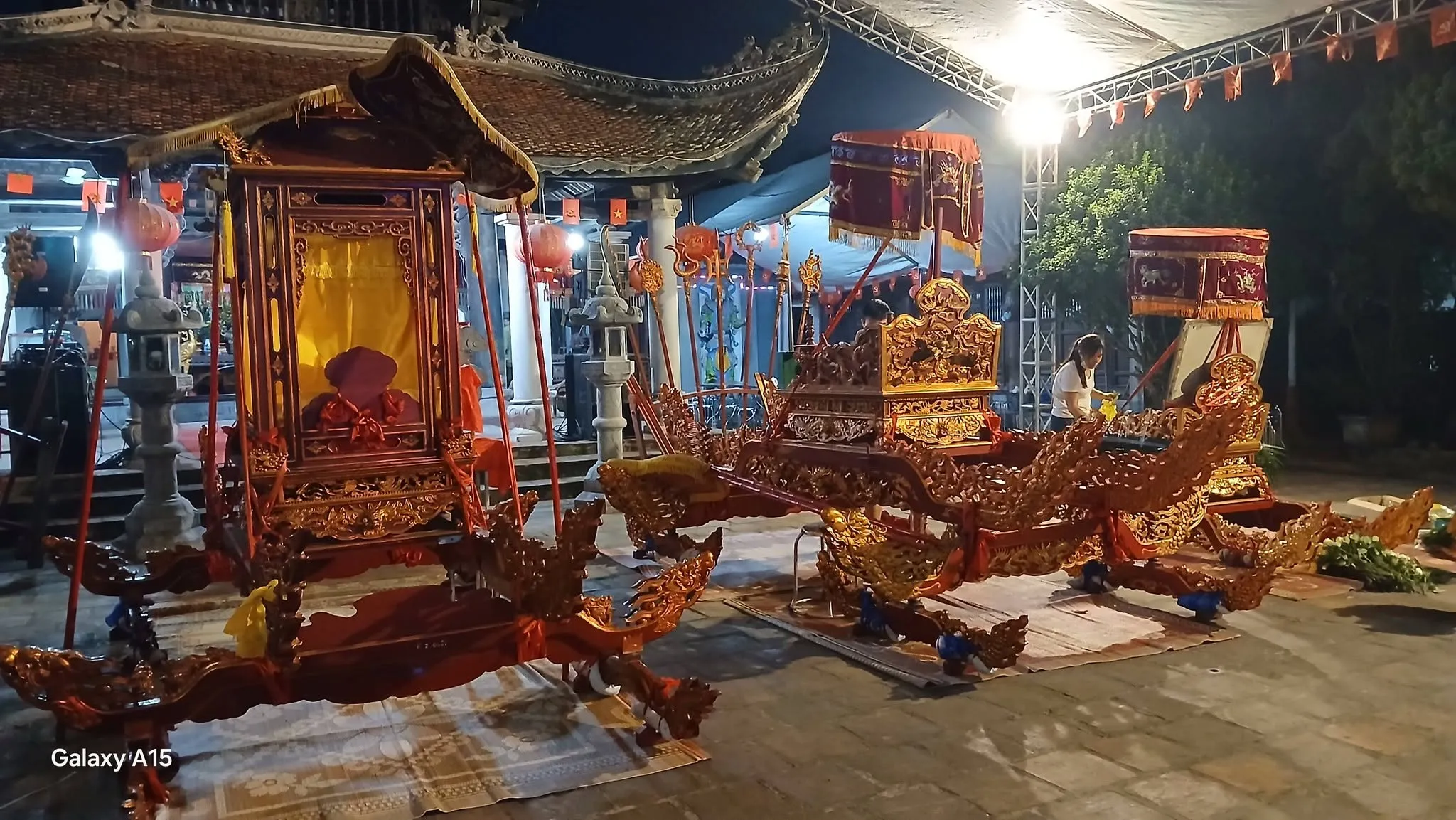 Kiệu rước lễ hội làng Bài Trượng