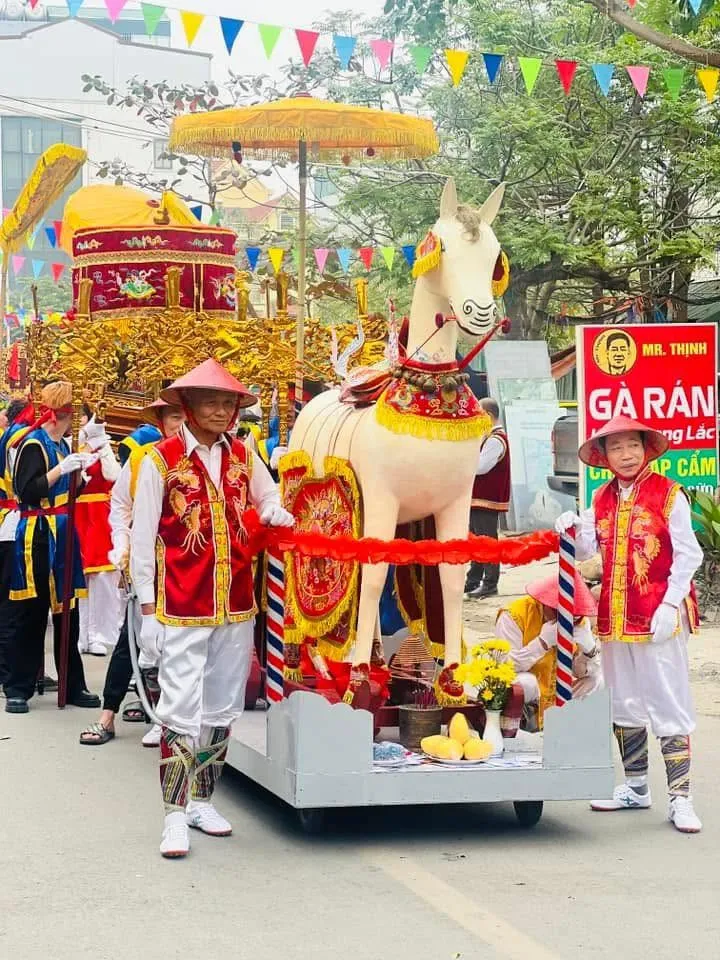 lễ hội rước giao hiếu hai làng Thị Cấm - Hòe Thị