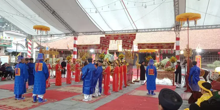 Nghi thứ tế lễ ở Lễ hội Đại Kỳ Phước đình làng Cốc