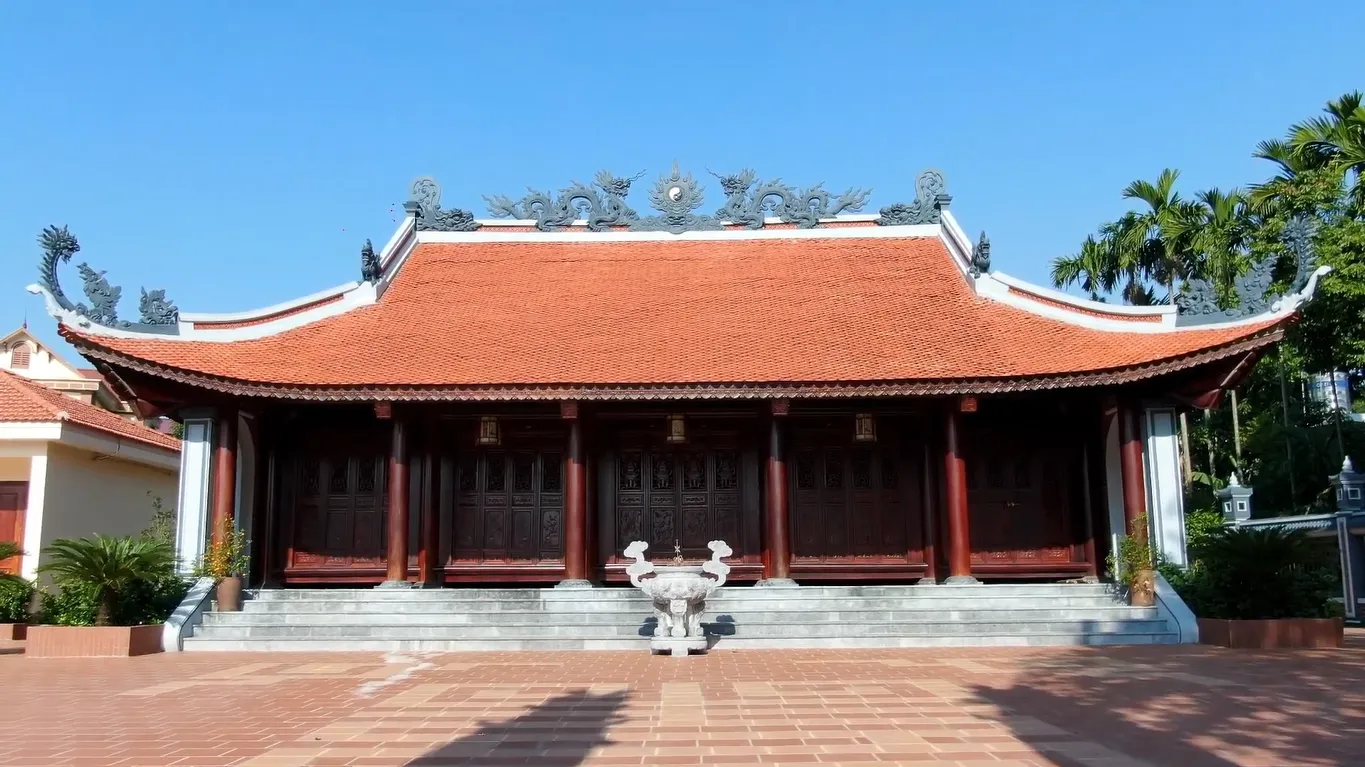 Không gian cảnh quan di tích Đình Vu Chu