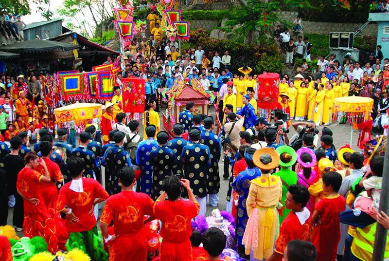 Quang cảnh tại Lễ Cúng Miếu Bà Ngũ Hành