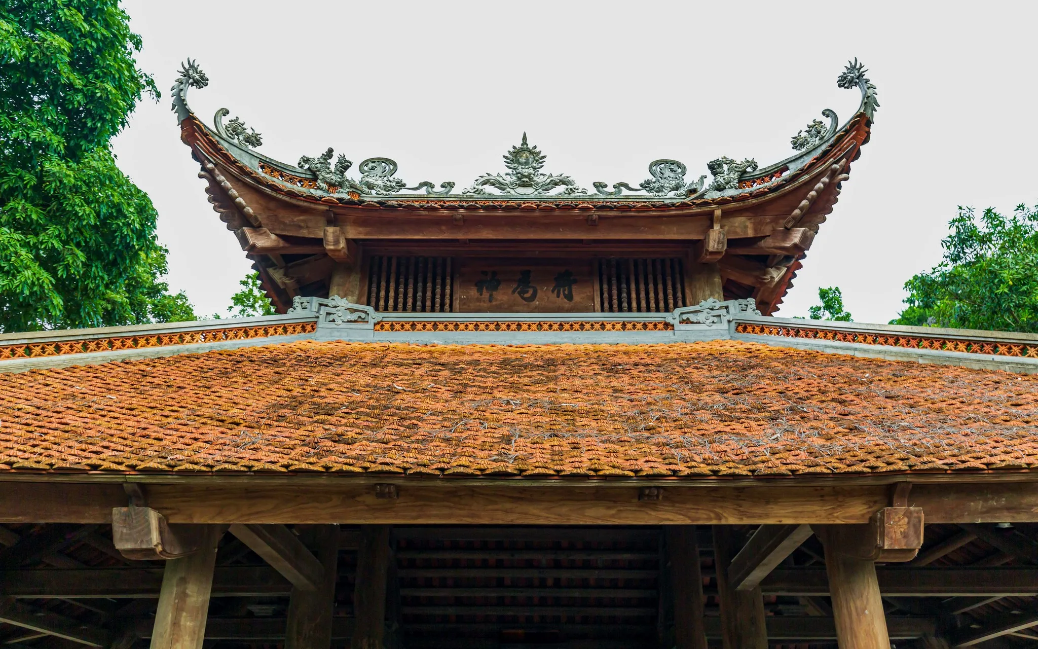 Cảnh quan Kiến trúc Đền đước thánh Cả
