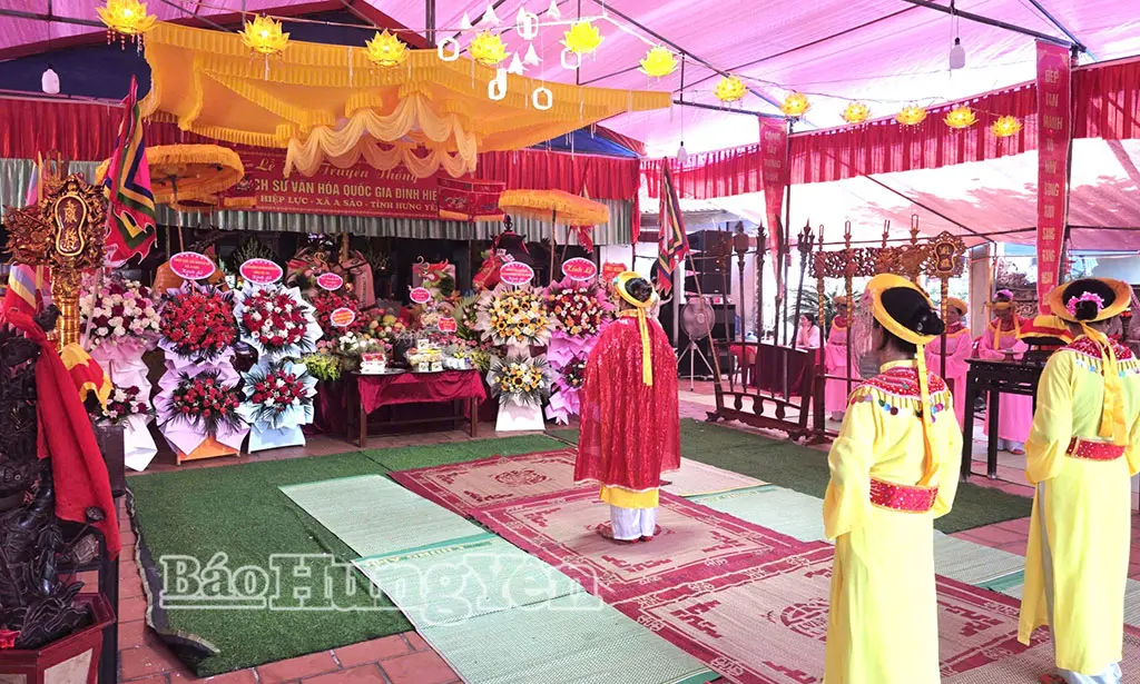 Trang trọng nghi thức tế lễ trong Hội đình Hiệp Lực
