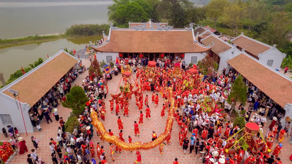 Không gian văn hóa tại Hội làng Giữa Quýt
