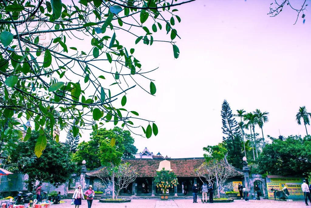 Cảnh quan chính điện di tích Chùa Chuông (kim Chung Tự)