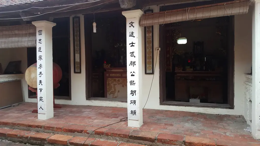 Không gian cảnh quan di tích Nhà thờ họ Trịnh