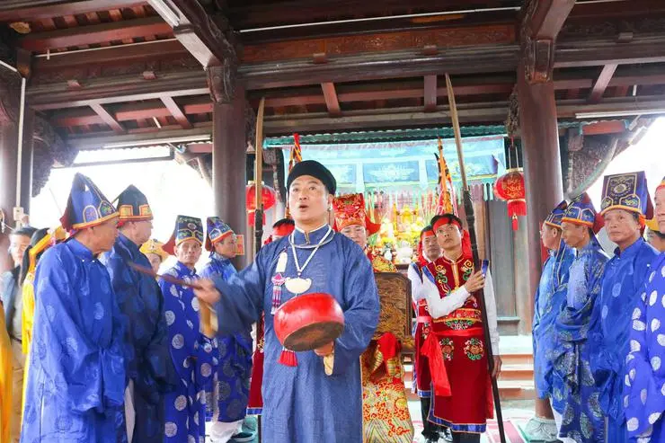 Nghi lễ rước Phụng văn trong Hội đình Ngô Sài